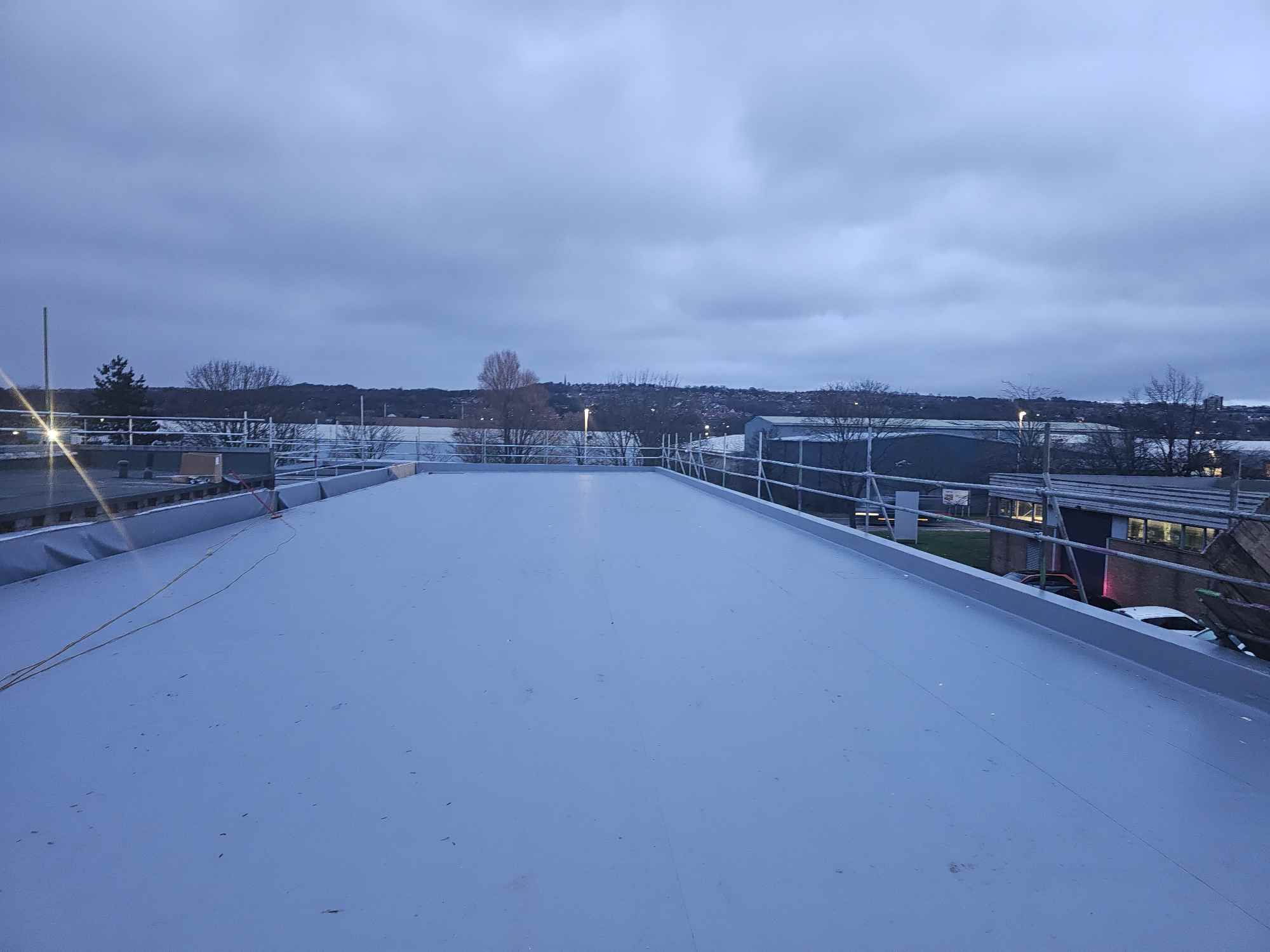 Healthcare facility flat roofing Sheffield